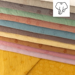 [S1129L] Muślin Bawełniany Melanż Żakard Snoozy Fabrics