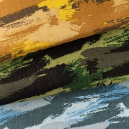 [S1157R] Doble Gasa Arrugado Impreso Pintada Camuflaje
